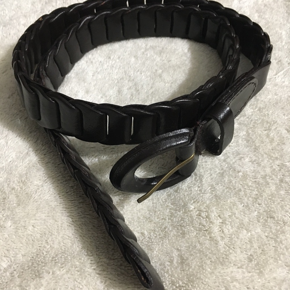 Ladies belt cowhide leather - unknown mfg. info.